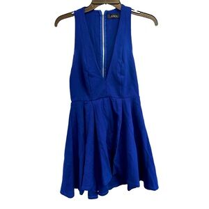 ANGL dress in royal blue color. Size medium